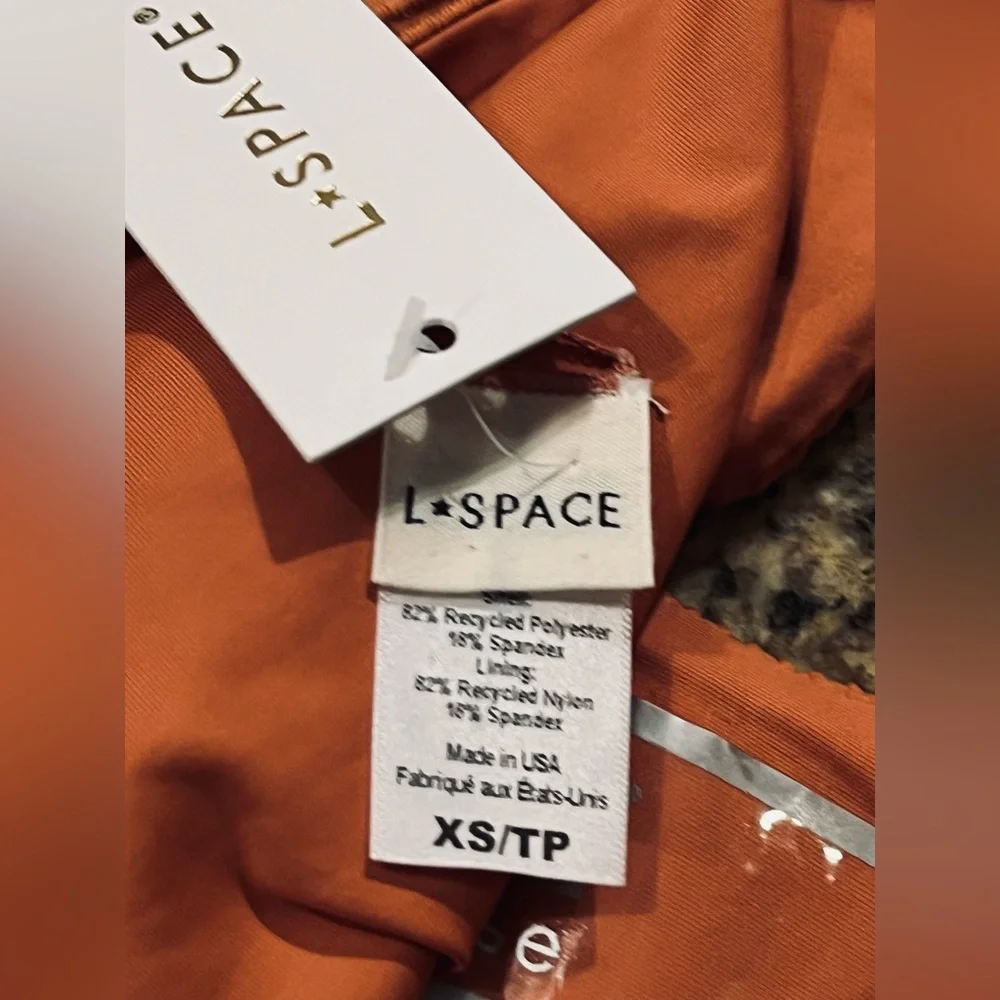 NWT L*Space Ribbed Sandy Classic Bikini Bottom